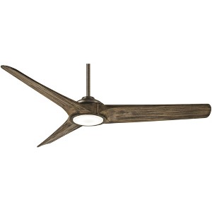 68" Minka Aire Modern Indoor Ceiling Fan with LED Light Remote Control Heirloom Bronze for Living Room Kitchen Bedroom Family Home - 1 of 4