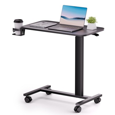 COMHOMA Adjustable Mobile Laptop Stand, Overbed Bedside Table