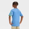 Boys' Sonic the Hedgehog Wrap Short Sleeve Graphic T-Shirt - Blue - 3 of 4