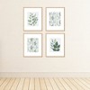 Big Dot of Happiness Boho Botanical - Unframed Greenery Linen Paper Wall Art - Set of 4 - Artisms - 8 x 10 inches - 3 of 4