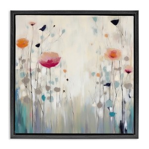 Stupell Industries Pastel Poppies Painting, 25" x 25" - 1 of 4