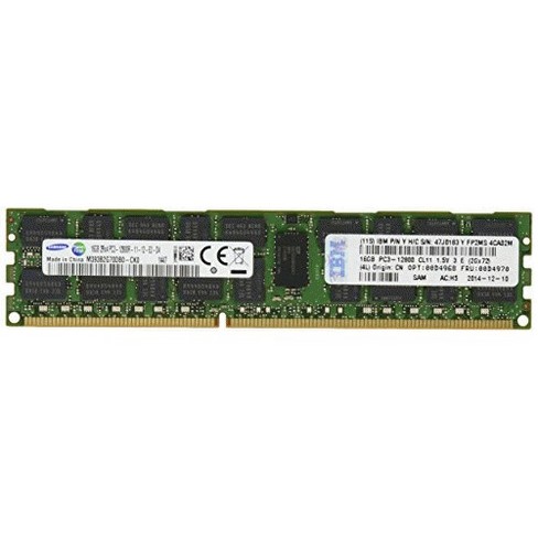 Lenovo 16gb Ddr3 Sdram Memory Module For Server 16 Gb 1 X 16 Gb Ddr3 1600 Pc3 Ddr3 Sdram Cl11 Ecc Registered 240 Pin Dimm Target