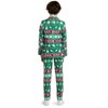 Suitmeister Boys Christmas Suit - Christmas Green Nordic - Green - 2 of 4