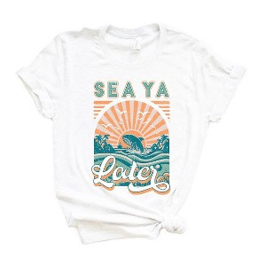 Simply Sage Market Women's Sea Ya Later Short Sleeve Graphic Tee - 1 of 3