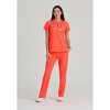Barco One Women's Flux 2-Pocket Banded Zip Collar Scrub Top - 2 of 4