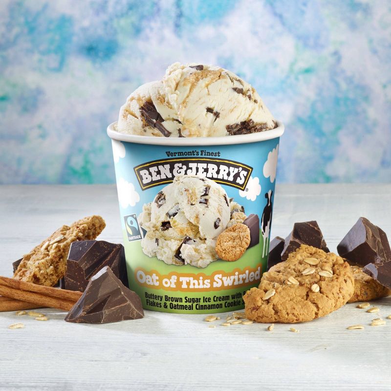 Ben &#38; Jerry&#39;s Oat Of This Swirled Brown Sugar Ice Cream - 16oz, 6 of 10