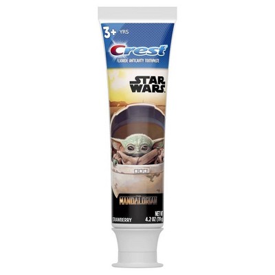 Crest Kid's Toothpaste Featuring Star Wars: The Mandalorian - Strawberry Flavor - 4.2oz