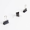  STP10669  Staples Binder Clips - Large - 2 - Black - 12 Pack