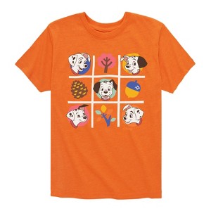Boys' - 101 Dalmatians - Tic Tac Toe Grid of Puppies Short Sleeve Graphic T-Shirt - 1 of 4