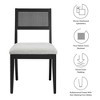 Modway Nimba Dining Chair, Heathered Weave Light Gray - 3 of 4