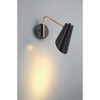 Access Lighting Eames 1 - Light Swing Arm Lamp in  Black/Antique Brushed Brass - 4 of 4