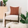 Little Arrow Design Co Geo Boho Diamond Rust Square Throw Pillow Orange - Deny Designs - 2 of 4
