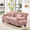 Modular Chenille 2 Seater Sofa with Bolster Arms and Extra Deep Cloud Seat, 94.4" Sectional for Living Room-3irtyhousy - 3 of 4