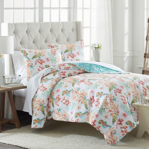 C&f Home Chandler Cove Coastal Beach Theme Full/queen 3 Piece Quilt Set ...