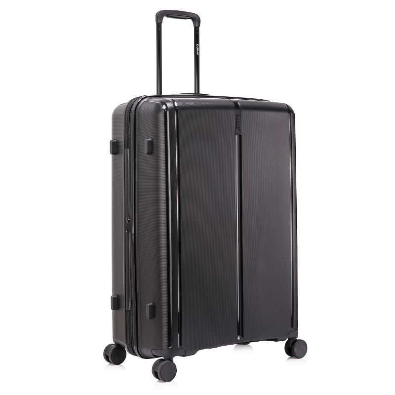 DUKAP Airley Lightweight Hardside Large Checked Spinner Suitcase - Black, 5 of 19