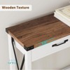 43" Console Table with Drawers, 2-Tier Farmhouse Narrow Entryway Table , Sofa Table, Console Tables for Entryway - 3 of 4