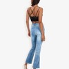 Anna-Kaci Women's High Waist Light Wash Flare Jeans with Subtle Distressing         - XX Large, Blue - 2 of 4