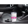 100 North 20 Ounce Stainless Steel On the Go Travel Tumbler With Push Top Lid, Happy New Year White - 3 of 4