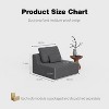GDFStudio Dela 39.37'' Modern Modular Compressed Boucle Single Sofa - 2 of 4
