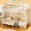 Karl Home Twin over Twin Steel Bunk Bed Frame with 14.8inch Height Guardrail, Bedroom Dorm Room for Kids Adult Children - 4 of 4