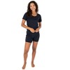 Leveret Womens Two Piece Short Cotton Pajamas - 2 of 4
