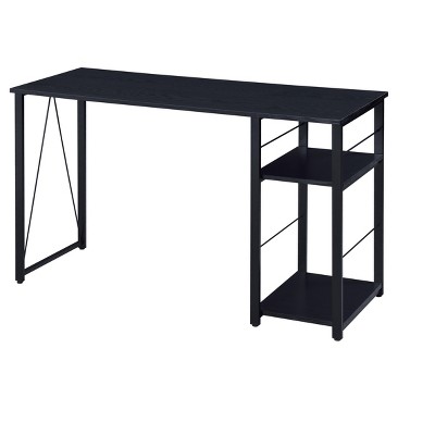 Xiyuyeu Home Office Desk Modern Writing Desk With Open 2-tier Storage ...