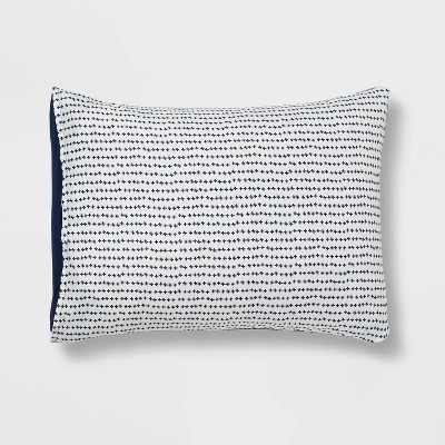 Twin Navy and Gray Reversible Microfiber Bedding Set
