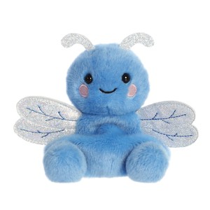 Aurora Mini Dart Dragonfly Palm Pals Adorable Stuffed Animal Blue 5" - 1 of 4