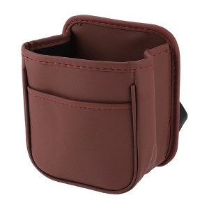 Unique Bargains Car Portable and Hanging Front Rear Seats Back Trash Bin 1 Pc - 1 of 4