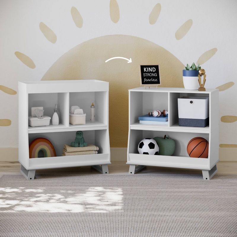 Storkcraft Modern Convertible Changing Table and Bookcase, 2 of 19