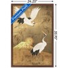 Trends International Reinders - Japanese Cranebirds Framed Wall Poster Prints - 3 of 4