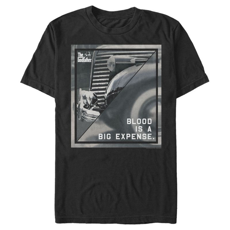 Men's The Godfather Blood is a Big Expense T-Shirt, 1 of 5