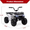 Garvee 12V Kids Electric Ride On Car, 4-Wheeler Quad ATV Play Car with 1.8MPH Max Speed, Treaded Tires, Push-Button Accelerator - 4 of 4