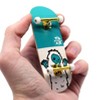 Teak Tuning Pro 32mm Fingerboard Complete - 5 Ply Wood Deck with Pro Trucks - Teal Yeti - 2 of 2