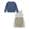 Andy & Evan  Kids  Navy Terry Sweatshirt & Dress Set - 4 of 4