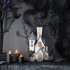 NAYSAYE Party Decoration and Accessories Haunted House Figurine for Halloween Tabletop and Home Decor, Beige and Black, 10"*8.3"*13.5" - 4 of 4