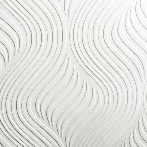 Pure White Paintable Wallpaper - image 1 of 4