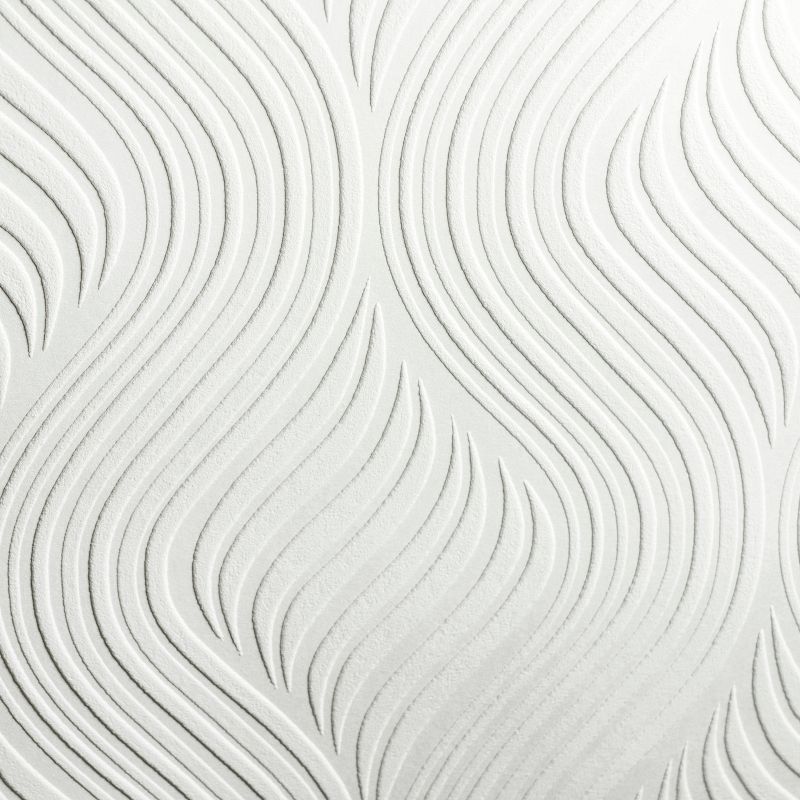 Pure White Paintable Wallpaper, 1 of 5