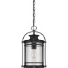 Booker 1-Light Mystic Black Outdoor Hanging Lantern - 4 of 4