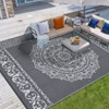 Waterproof Outdoor Rug UV-Resistant Plastic Straw Rug for Patio - 2 of 4