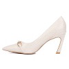 New York & Company Women's Katerina- Lizard Embossed Pump Heels - 3 of 4
