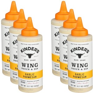 Kinders WIng Sauce Garlic Parmesan - Case of 6 - 12.7 OZ - 1 of 4