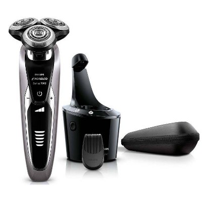 Philips Norelco Series 9300 Wet & Dry Men's Rechargeable Electric Shaver with Smartclean - S9311/84