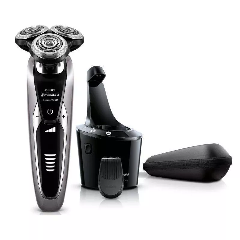 Philips Norelco Series 9300 Wet & Dry Mens Rechargeable Electric Shaver with Smartclean - S9311/84