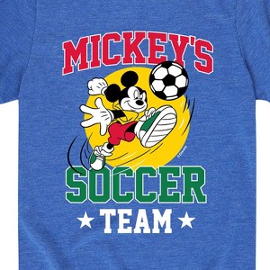 Boys' - Disney - Mickey's Soccer Short Sleeve Graphic T-Shirt - 1 of 4