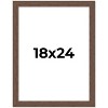 PosterPalooza | 18x24 Wide Barnwood Picture Frame, UV Acrylic, 6 Finishes - Grey, Brown, White, and Black - 2 of 4