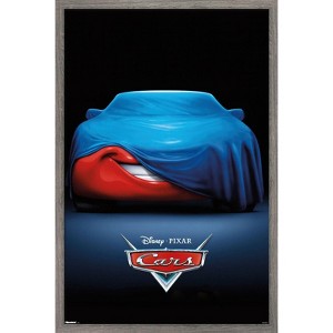 Trends International Disney Pixar Cars (2006) - Lightning Teaser One Sheet Framed Wall Poster Prints - 1 of 4