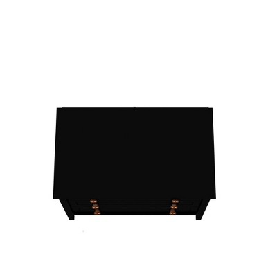 Crown Black Full Wardrobe with Rose Gold Knobs