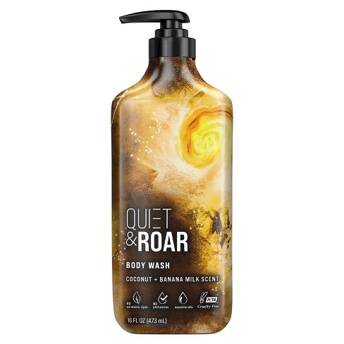 Quiet & Roar Coconut & Banana Body Wash made with Essential Oils - 16 fl oz - image 1 of 4