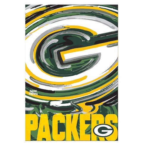 Evergreen Green Bay Packers Burlap 3' X 5' Flag, Premium Single Sided  Printed With Grommets, Printed In The Usa : Target